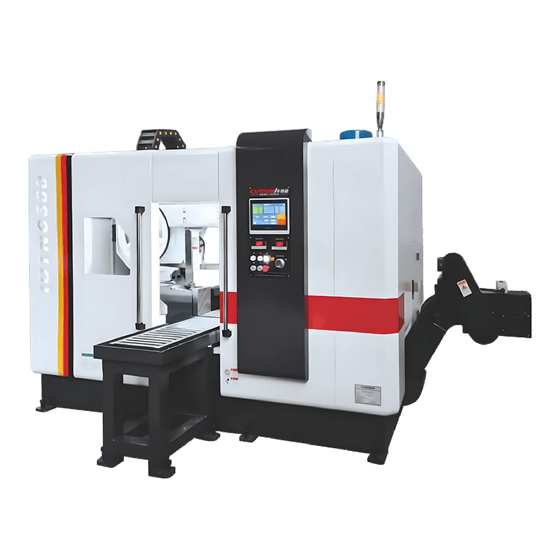 เครื่องเลื่อยวงเดือน CNC ความเร็วสูง IOTNC300 พร้อมฟังก์ชันตัดมัดสำหรับแท่งเหล็กและท่อ