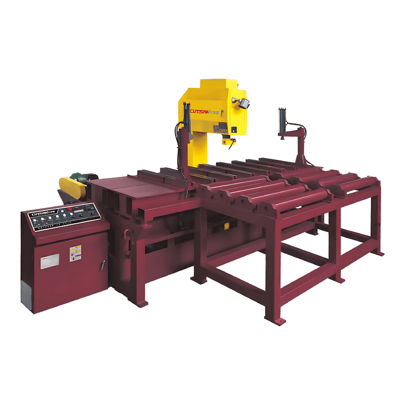 KT5050-250S เครื่องเลื่อยสายพานแนวตั้ง CNC ไฮดรอลิกสำหรับเหล็ก