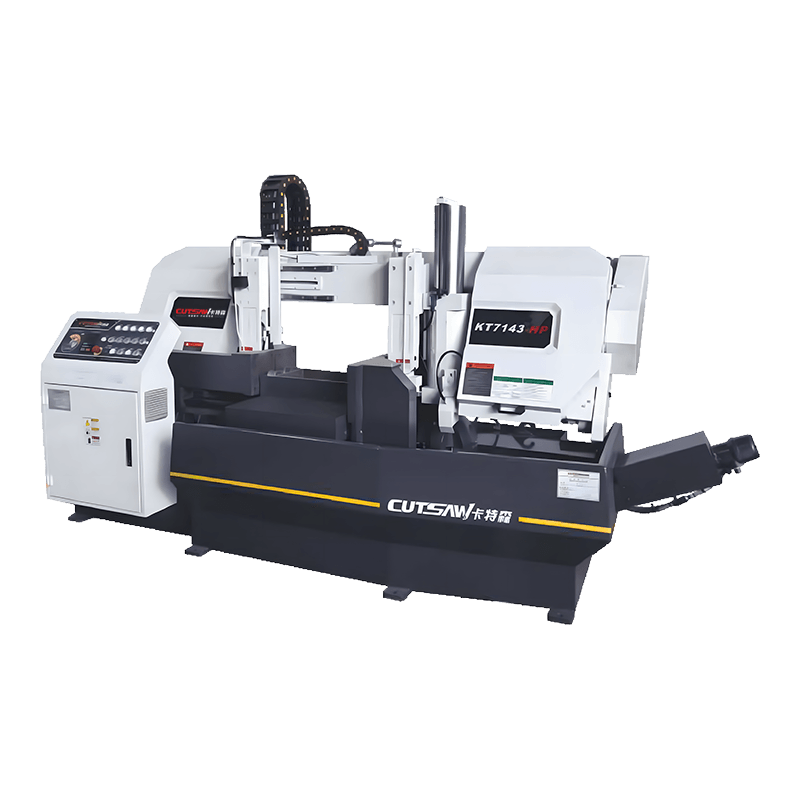 KT7143-HP CE เครื่องเลื่อยสายพานโลหะกึ่งอัตโนมัติ